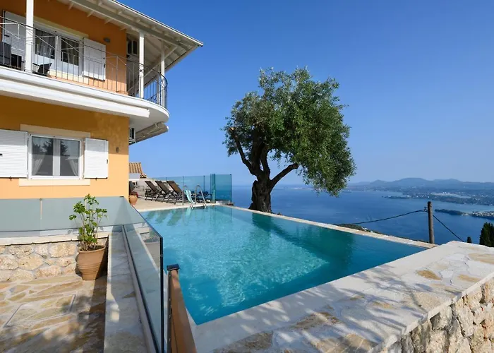 Feriehus Corfu Infinity View Spartylas